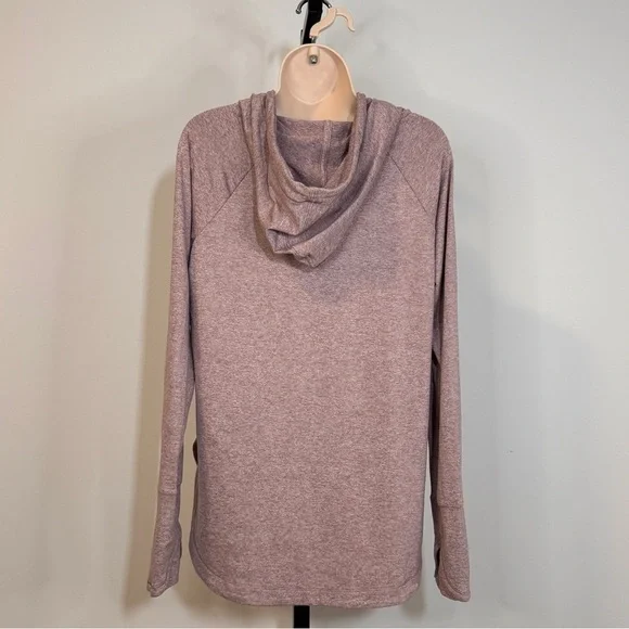 Athleta Women's Uptempo Heather Purple Hoodie  - Size Small - Picture 3 of 8